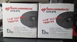 New Dayton Loudspeaker #275-070 (DC28FT-8) 1/8" Silk Dome Tweeter. Fixed Price $40.00.