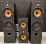 B & 603 S2 Floorstanding With LCR6 Center Speakers. Fixed Price $950.00.