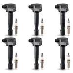Set Of UF624 Ignition Pack And 93175 Black Coils + Spark Plugs. Fixed Price $166.51.