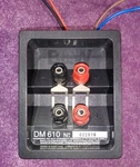 B&w Bowers Wilkins DM610 Crossover Speaker Jack Plate. Fixed Price $24.00.