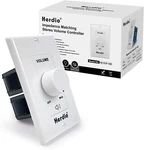 Herdio 100W Volume Control In-wall Plate Stereo Audio 12-POSITION Adjustment. Fixed Price $46.48.