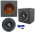 Rockville W10K9D2 10" 3200 Watt Car Audio Subwoofer + Sealed Box Enclosure. Fixed Price $177.90.