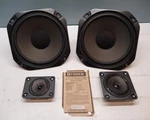 Vintage Fisher STV-9025 Speaker Set 10" Woofers 4" Midrange 3" Tweeter. Fixed Price $99.99.