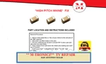 Funai 39MF412B/F7 BA21F0G0401 Z A21T0UH High Pitch Whine Repair Parts Kit. Fixed Price $12.00.