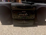 Sharp Mini Component System CD-C444 W Original Speakers & Remote Read Video. Fixed Price $49.99.