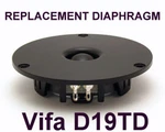 Replacement Diaphragm For Tweeter Vifa D19TD-05-08 Ohm. Fixed Price $25.73.