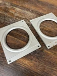 Pair Technics Mid Range Frames Rings Good Condition No Woofers Include. Fixed Price $22.50.