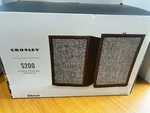 Stereo Speakers 4' Woofer 1" Tweeter Walnut Crosley Active Powered Bluetooth New. Fixed Price $57.35.
