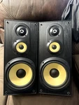 Sony Pair Of SS-MB350H 3-WAY Bookshelf Speakers Tested & Working. Fixed Price $88.72.