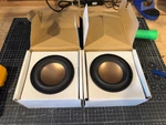 Hivi - B4N 4" Aluminum Round Frame Midbass Speaker 50W Max Lot Of 2. Fixed Price $50.00.