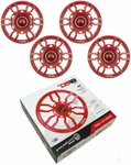 8" Red Speaker Grill Cover Built In Bullet Tweeter Rgb Led Pro Audio 2 Pair DS18. Fixed Price $285.43.