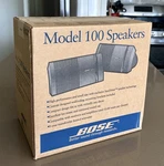 Bose Model 100 Speakers Sealed Vintage Nos Rare 2001 Unopened Gift Find!. Fixed Price $199.99.