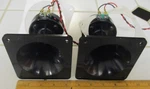 Foster - 8 Ohm Horn Tweeter Pair 025N27 Peavey Pulls, Strong 4.3" Hf Drivers. Fixed Price $86.02.