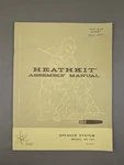 Heathkit Speaker System Model AS-101 Assembly Manual D-1509. Fixed Price $150.00.