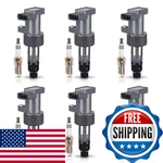 Ena Set Of 6 Ignition Coil Pack Platinum Spark Plug Compatible Jaguar. Fixed Price $157.96.