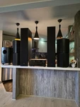 Onkyo Receiver ,subwoofer, 6 Klipsch Speakers, Plus 2 Stands .. Fixed Price $1400.00.