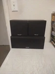 Pioneer Surround Sound Speakers 3 Pce Set 50W 16OHM S-CR4000-K. B. Fixed Price $24.98.