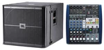 Jbl VRX918SP Powered Active 18" 1500 Watt Subwoofer W/dsp + Presonus Mixer. Fixed Price $1898.98.