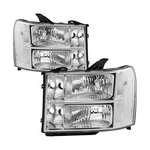Apsve Headlights Assembly For 07-13 Gmc Sierra 1500, 07-14 2500HD .... Fixed Price $128.81.