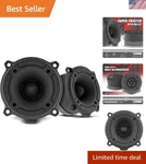 Crisp Sound PRO-TW120B Super Tweeter 300W Max, 4 Ohm, Perfect For Home Audio. Fixed Price $65.99.