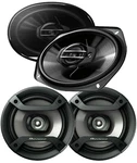 2X Pioneer TS-G6930F 6X9" 3-WAY 400W + SP165 6.5" 200W 2-WAY Car Speakers. Fixed Price $119.99.