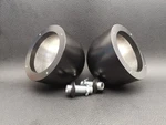 Aluminium Pods For Midrange Scan Speak 12M /4631G00 Revelator. Fixed Price $188.59.