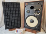 Jbl 4311 / 12 Black Quadrex Grilles Top Mount Walnut Frames Badges. Fixed Price $424.15.