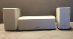 Set Of 3 Sony Surround Sound Speakers Front Rear SS-MSP2 & 1 Center SS-CNP2. Fixed Price $19.99.