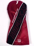 Wilson Deep Red Maxx 1 Driver Golf Club Head Cover Black Excellent Condition. Fixed Price $25.84.