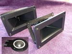 Pair Klipsch Tweeter Horn K-84-K Titanium Dome Diaphragm Excellent Upgrade. Fixed Price $196.00.
