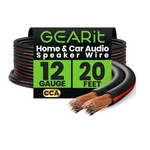 20FT 12 Gauge Speaker Wire - Reliable Audio Cable For Home & Car Installations. Fixed Price $25.96.
