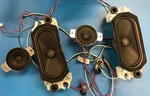 Left & Right Speakers For Toshiba Model 50HP66 Hdtv. Fixed Price $19.99.