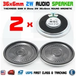 2PCS Speaker 36MM Dia 8 Ohm 2W Mini Micro Audio Magnetic Arduino. Fixed Price $6.89.