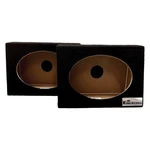 A69 6" X 9" Wedge Single-speaker Carpeted Enclosure, Pair. Fixed Price $39.99.
