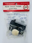 Vintage Realistic Rear Deck Speaker Fader Control Cat. No. 40-550 Nos. Fixed Price $29.99.