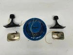 Vtg Speaker Oaktron 12H8 Woofer Foster 83154A Horns 83148C Tweeters. Fixed Price $59.95.