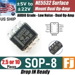 2,5 Or 10 Pcs Ti NE5532P Audio Grade Low Noise Dual Opamp SOP-8 Ic Us Ship. Fixed Price $5.98.