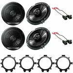 4 X Pioneer 6.5" Car Audio Stereo Front & Rear Speakers W/mounting Bracket. Fixed Price $159.99.