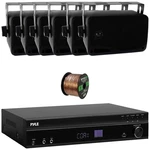 Pyle PT875BT Arc Home Theater Receiver, 6X 3.5'' 200W Wall Mount Speakers, Wire. Fixed Price $260.99.