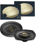 Pioneer - Series 4 Way 600W 6X9" Coaxial Car Speakers + Box Black. Fixed Price $148.99.