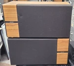 Pair Of Vintage Bose 6.2 Stereo Everywhere System Wood Grain. Fixed Price $259.99.