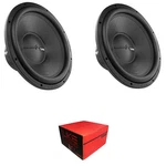 Pair 15" 3000 Watts Dual Voice Coil 2-OHM Subwoofers ZR15.2D DS18. Fixed Price $465.71.