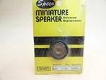 Speco 1" Round Mini Speaker 8 Ohm .1 Watt New / Nos (qty 1). Fixed Price $5.24.