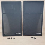 Pair Of 2 Vintage Pioneer HPM-500 Speaker Grill Cover & Badge Logo. Fixed Price $49.99.