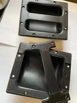 Pair Of Penn & Elcom Recessed Speaker Cabinet Handles Aluminum Bar New. Fixed Price $17.50.
