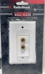 Radio Shack 400-0982 Gold-plated 2-TERMINAL L/r Speaker Wall New. Fixed Price $9.99.