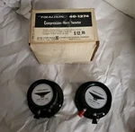 Vintage Realistic Radio Shack Compression Horn Tweeter #40-1274 W/ Box. Fixed Price $100.00.
