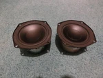 Klipsch KV-1 KV-2 Mid Woofers K-1016-SV 5 1/4" Pair. Fixed Price $45.00.