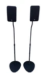 Boston MCS95 Speakers & Sanus Vupoint Stands Lot 2 Left, Right Tested 45. Fixed Price $52.44.