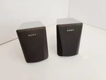 Pair Of Vintage Sony SS-SRF1 Wired Bookshelf Speakers. Fixed Price $75.00.